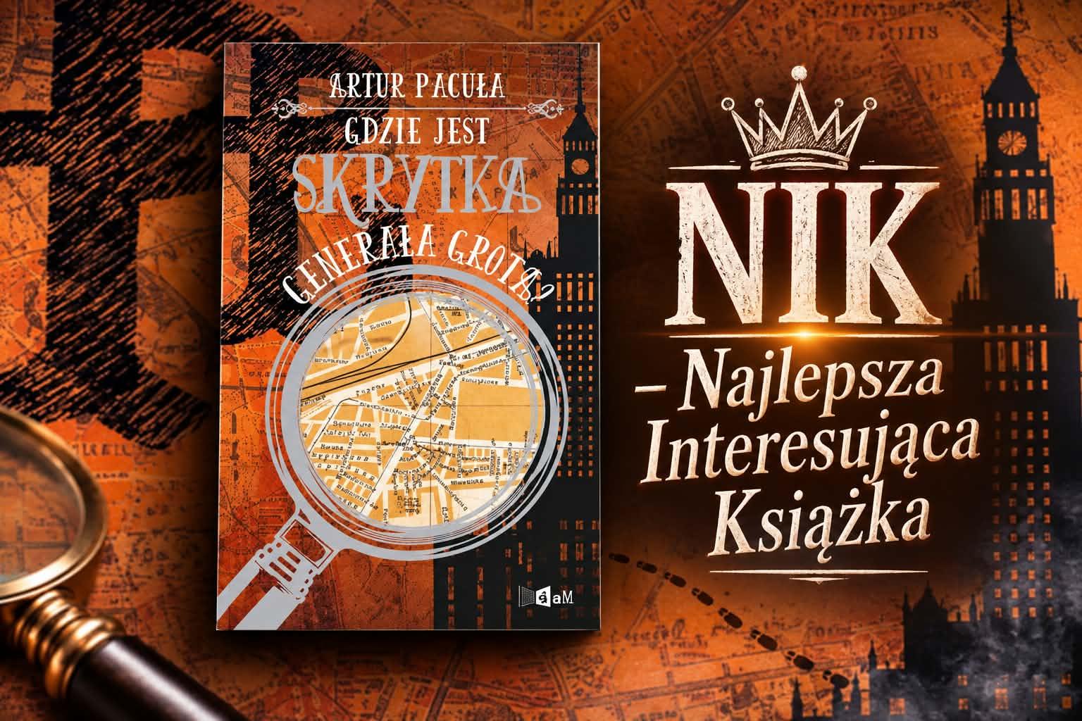 „Gdzie jest skrytka generała Grota” to kolejna mistrzowska przygoda Artura Pacuły