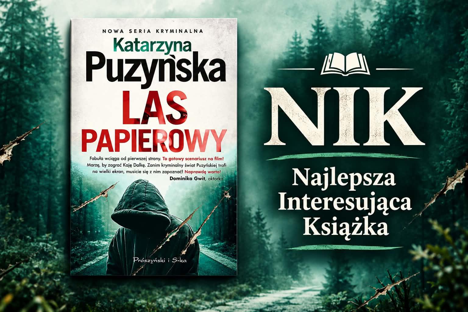 Mistrzowska układanka Katarzyny Puzyńskiej – dlaczego „Las papierowy” to absolutny majstersztyk i NIK!